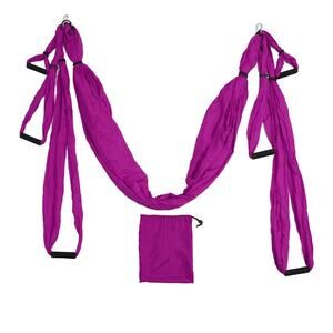 NEW! Ivifloae Purple Aerial Yoga Swing Set with Hardware